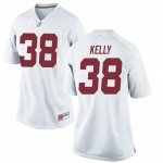 Women's Alabama Crimson Tide #38 Sean Kelly White Replica NCAA College Football Jersey 2403BMUM2